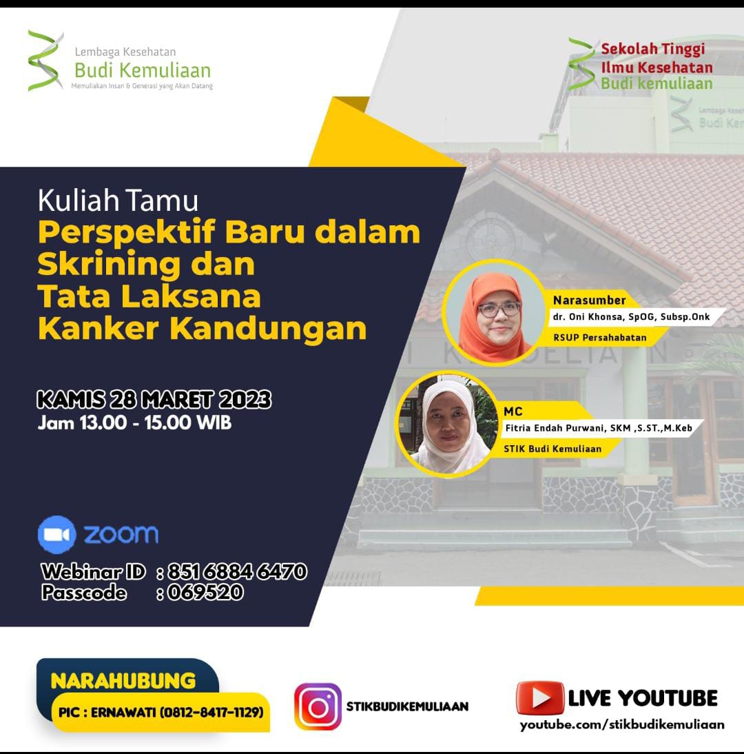 Kuliah Tamu Perspektif Baru Dalam Skrining dan Tata Laksana Kanker Kandungan